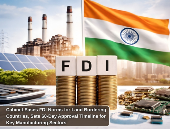 Cabinet Eases FDI Norms to Accelerate Electronics, Capital Goods and Solar Manufacturing