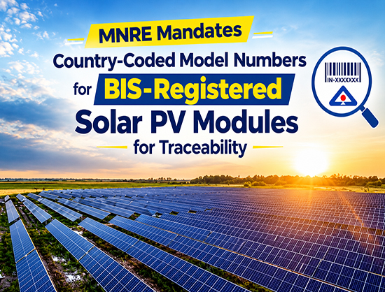 MNRE Mandates Country-Coded Model Numbers for Solar Modules
