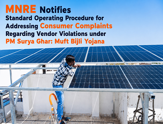 MNRE Notifies SOP to Address Vendor Violations under PM Surya Ghar