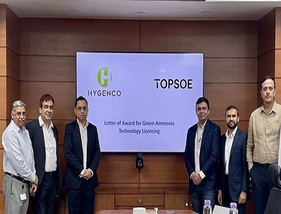 Hygenco Partners with Topsoe for Green Ammonia Plant in Odisha