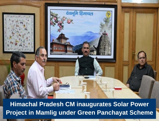 Himachal Pradesh Inaugurates INR 2 Crore, 500 kW Solar Project Under Green Panchayat Scheme