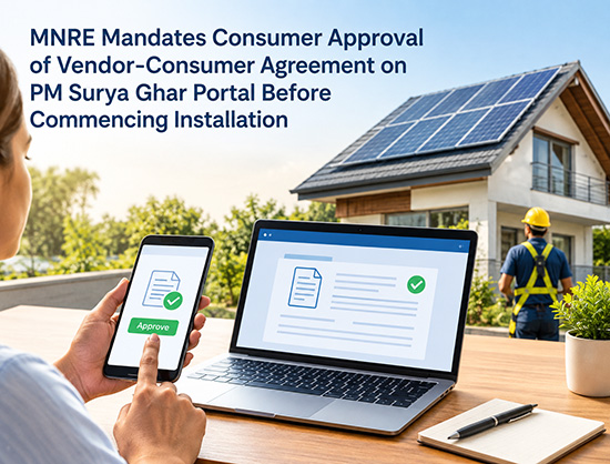 MNRE Makes Consumer Approval of Agreements Mandatory on PM Surya Ghar Portal