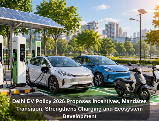 Delhi Unveils Draft EV Policy 2.0, Proposes Incentives, EV-Only 3W Registrations from 2027
