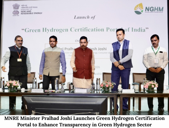 MNRE Launches Green Hydrogen Certification Portal of India