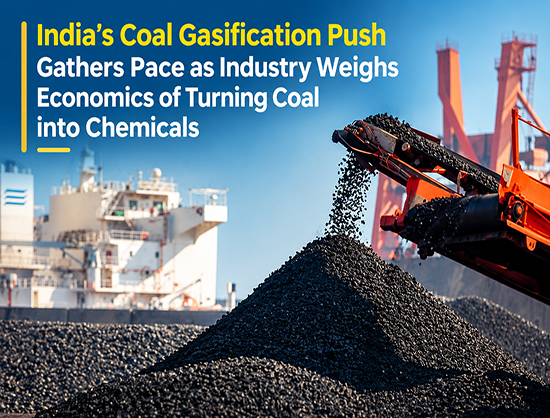 India Bets on Coal Gasification to Cut Imports, Build New Industrial Value Chain