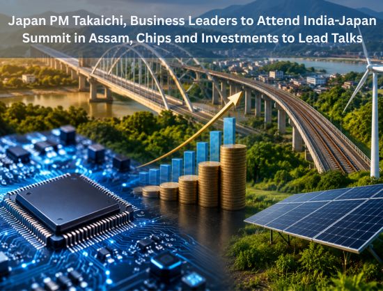 Japan PM Takaichi, Business Leaders to Attend India-Japan Summit in Assam