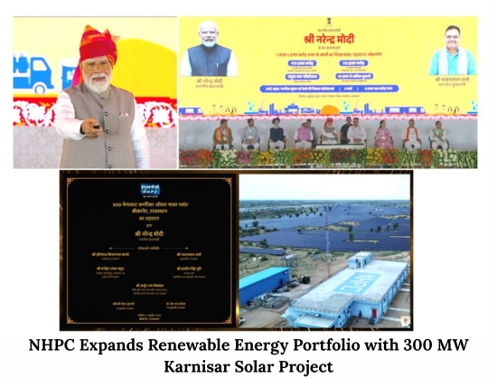 PM Modi Inaugurates NHPC's 300 MW Karnisar Solar Power Plant in Rajasthan