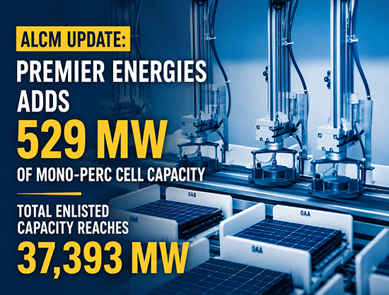 Solar Cell Capacity Under ALMM Reaches 37.39 GW in October 2026