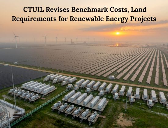 CTUIL Revises Benchmark Costs, Land Requirements for Solar, Wind and BESS Projects