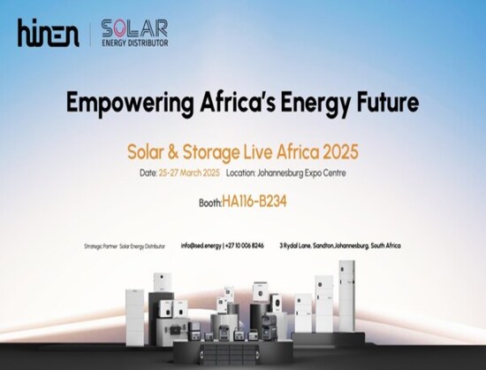 Hinen Collaborates with SED Group to Showcase Residential Solar Storage Systems