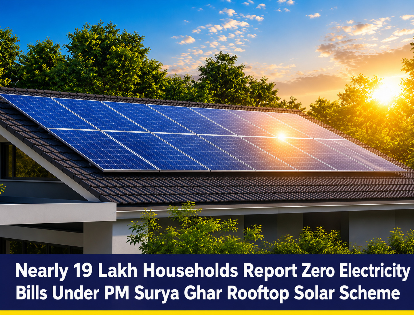 PM Surya Ghar Scheme Helps Nearly 19 Lakh Households Achieve Zero Electricity Bills