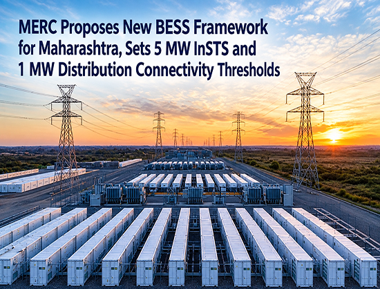Maharashtra Proposes BESS Framework with 5 MW InSTS, 1 MW Distribution Thresholds