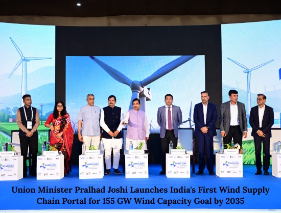 Union Minister Pralhad Joshi Launches India's First Wind Turbine Supply Chain Portal